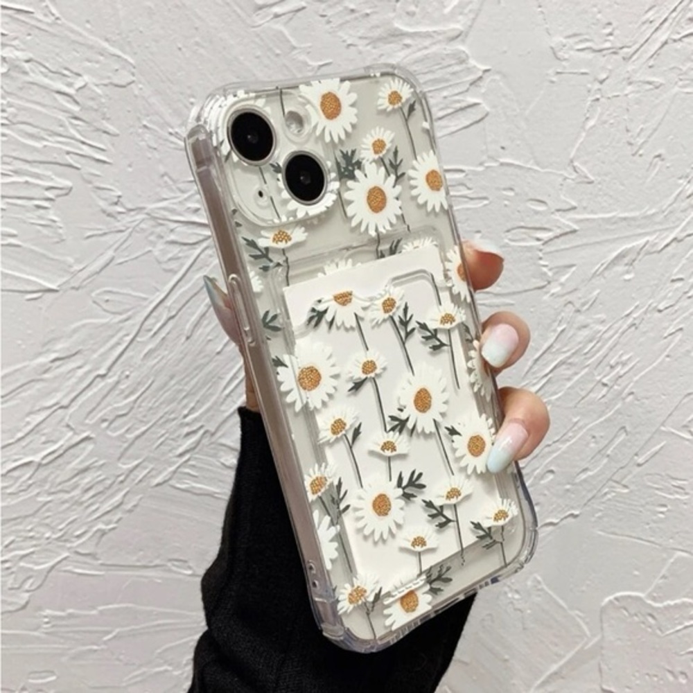 ⚠️Clearance🌟iPhone 14/Pro/Pro Max Sunflower Phone Case With Card Slot - Picture 3 of 4